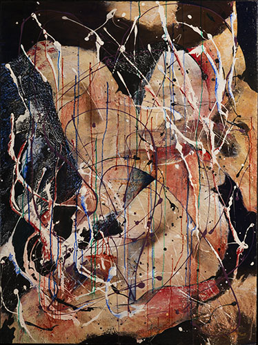 Random Crown 2 Original Painting Top art galleries London, Paris, Rome, New York City, Hong Kong, Athens - Link
